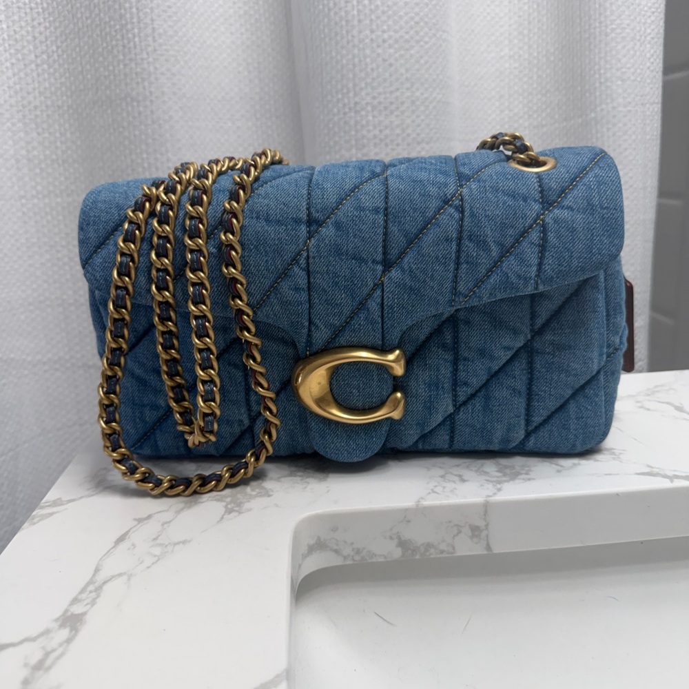 Coach Tabby 26 Denim Shoulder Bag